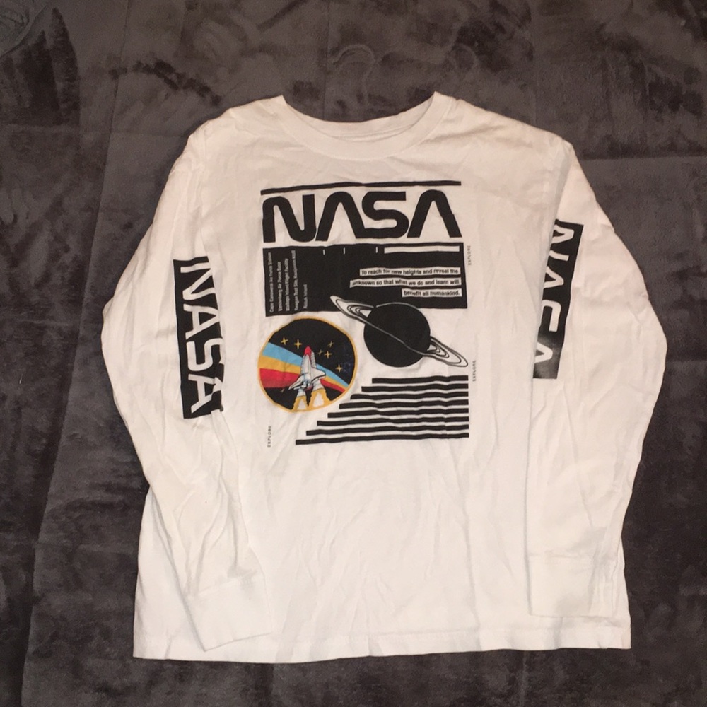 Long sleeve NASA T-shirt. Barely worn.